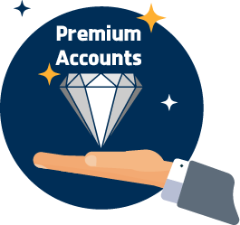 اکانت‌های پریمیوم